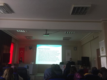 OKULUMUZDA BOZKIR TOPLUM SAĞLIĞI MERKEZİ HIV AİDS KONULU SEMİNER YAPTI